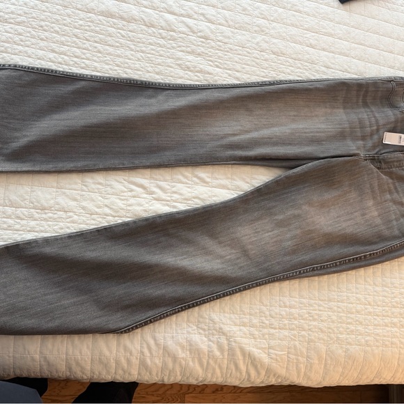 White House Black Market Gray Straight Leg Jeans - Picture 4 of 10